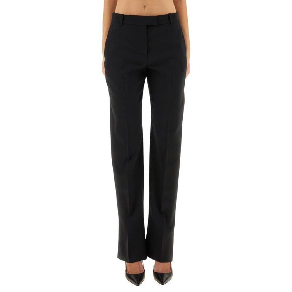 Alexander Mcqueen Women Alexander Mcqueen Women Wool Gabardine Tailored Pants